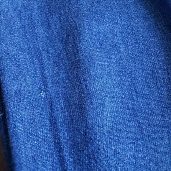 Cabin Creek farm embroidery denim shirt size medium tall - Picture 8 of 8